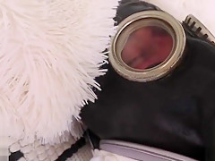 Asian Mistress edges her slave in bondage