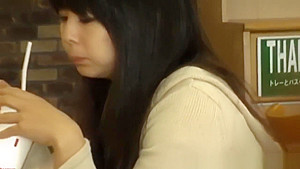 Asian Rubs Hairy Cunt