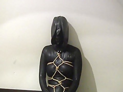 Asian Self Bondage Breathplay