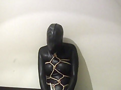 Asian Self Bondage Breathplay