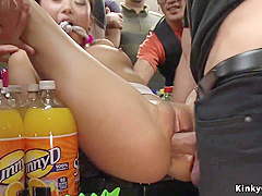 Asian Slave Fucked In Public Market