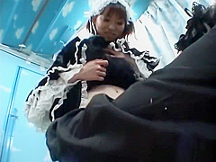 Asian foot and blowjob with teen 18+