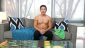 Asian gay rimjob and cumshot