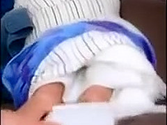 Asian girl gets her sexy feet tickled!
