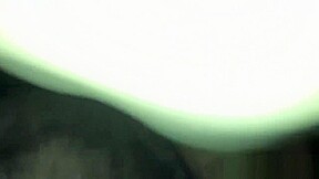 Asian girl makes a professional blowjob