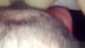 Asian girl makes a professional blowjob