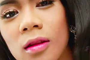 Asian ladyboy rimjob and cumshot
