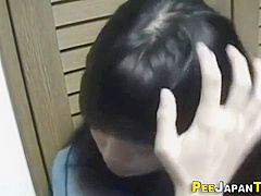 Asian teen 18+ Urinates In Plastic Glass