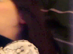 Asian watched sucking