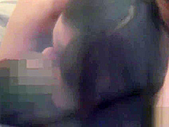 Asian watched sucking