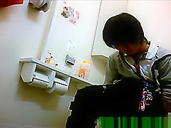 Asian women caught peeing
