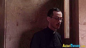 Ass Fucking Alter Boy Grinds On Priest