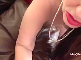 Auntie Josephine Cleaning Day Turns Into Fucking Pov