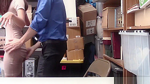 Aurora Winters gets dominate in the office by LPs cock