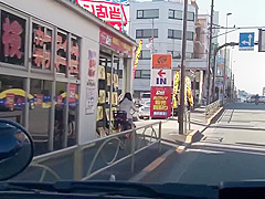B3D2304-Mature wife who was at the laundromat is with sensitive pussy and squirts