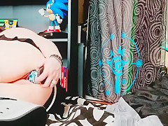 BBW Gidget Gets a Huge Creampie from her Bad Dragon