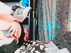 BBW Gidget Gets a Huge Creampie from her Bad Dragon