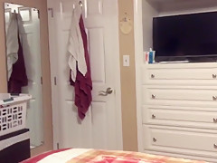 BBW Step mom with hairy pussy post shower routine