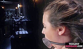 BDSM babe whipped and toyed by master in 1st BDSM lesson