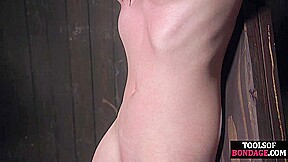 BDSM babe whipped and toyed by master in 1st BDSM lesson