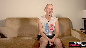 BDSM slut publicly drilled while bound by her maledom