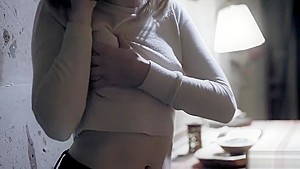 Babysitter teen 18+ fuck while on the phone with boyfriend