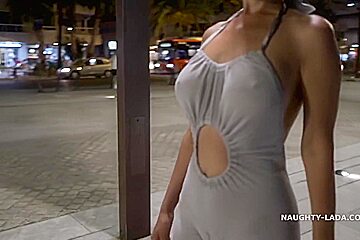 Backless Jumpsuit With Naughty Lada