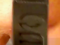 Bare woman screams with man roughly playing with her vag