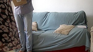 Beautiful Big Ass Milf Lets Delivery Guy Cover Her In Cum
