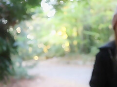 Beautiful Blonde Goes Hiking And Ends Up Submitting To The Wild