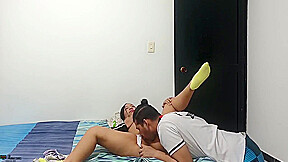 Beautiful Brunette Gets Fucked By Her Horny Stepfather - Creampie - Porn In Spanish