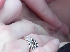 Beautiful Step mommy Milf Stopped Car, Masturbates Pussy  Public