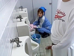Beautiful maintenance worker part4