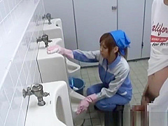 Beautiful maintenance worker part4