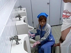 Beautiful maintenance worker part4