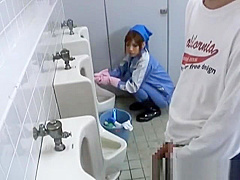 Beautiful maintenance worker part4