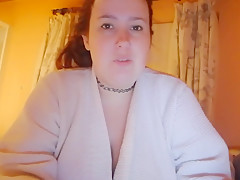 Bed Day with Cute BBW - Cumming Hard Twice