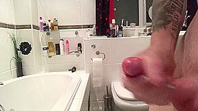 Before shower masturbation