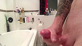 Before shower masturbation