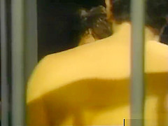 Behind The Bars Pounding With Busty Brunette