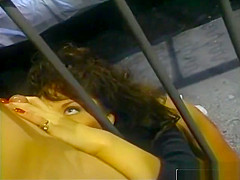 Behind The Bars Pounding With Busty Brunette