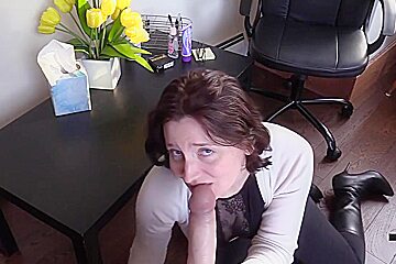 Bettie Bondage - Free Use Office Step mom Deepthroats Dick