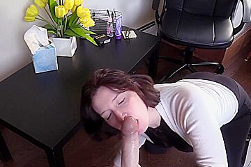Bettie Bondage - Free Use Office Step mom Deepthroats Dick