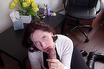 Bettie Bondage - Free Use Office Step mom Deepthroats Dick