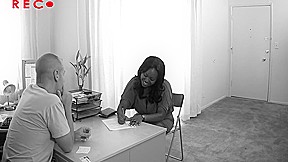 Big Boobed Ebony Babe Takes It In Her Ass To Get The Job