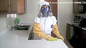 Big Boobs, a Vibrator, and a Full Face Respirator