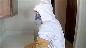Big Boobs, a Vibrator, and a Full Face Respirator