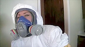 Big Boobs, a Vibrator, and a Full Face Respirator