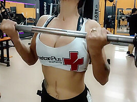 Big Booty Venezuelana Cavalga No Pau De Seu Amante Apos Malhar Na Academia 10 Min
