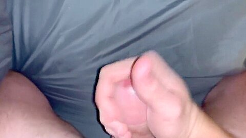 Big Dick And Huge Cumshot! On Edge Jerk Off In Bed Intense Breathing (pov Clean Shaved Cock)